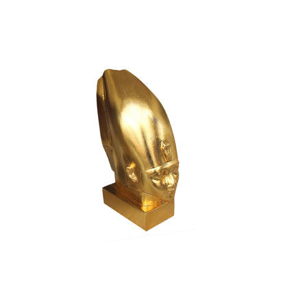 Gold Tuthmosis Head Statue