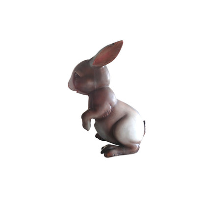 Comic Brown Rabbit Life Size Statue