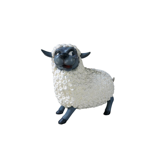 Comic Male Sheep Annoyed Life Size Statue