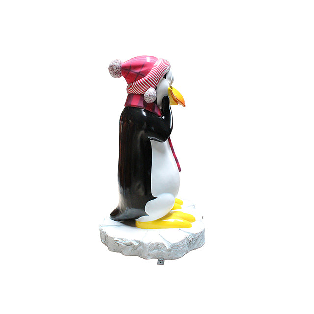 Comic Penguin Mama Life Size Statue