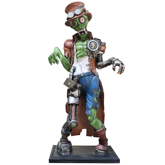 Steampunk Zombie Life Size Statue