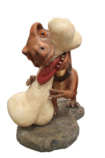 Baby Comic T-Rex Dinosaur Life Size Statue - LM Treasures 