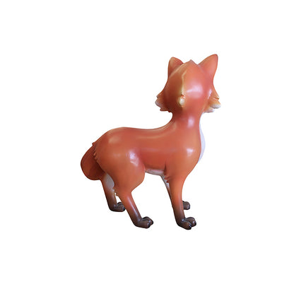 Comic Red Fox Life Size Statue