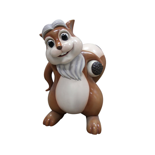 Comic Squirrel Life Size Statue