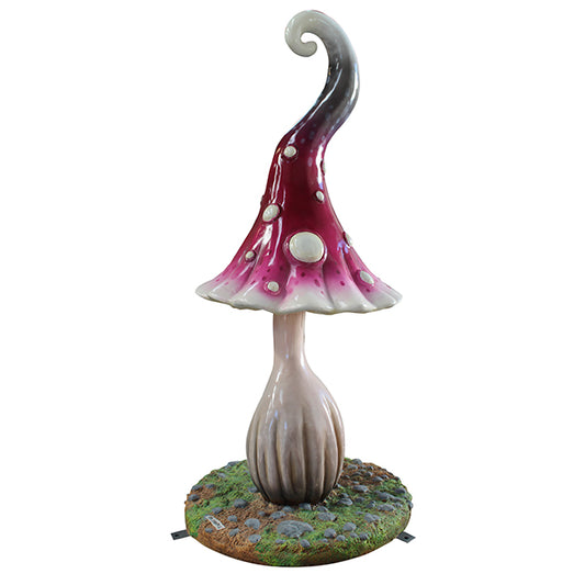 Dotted Mushroom Over Sized Statue