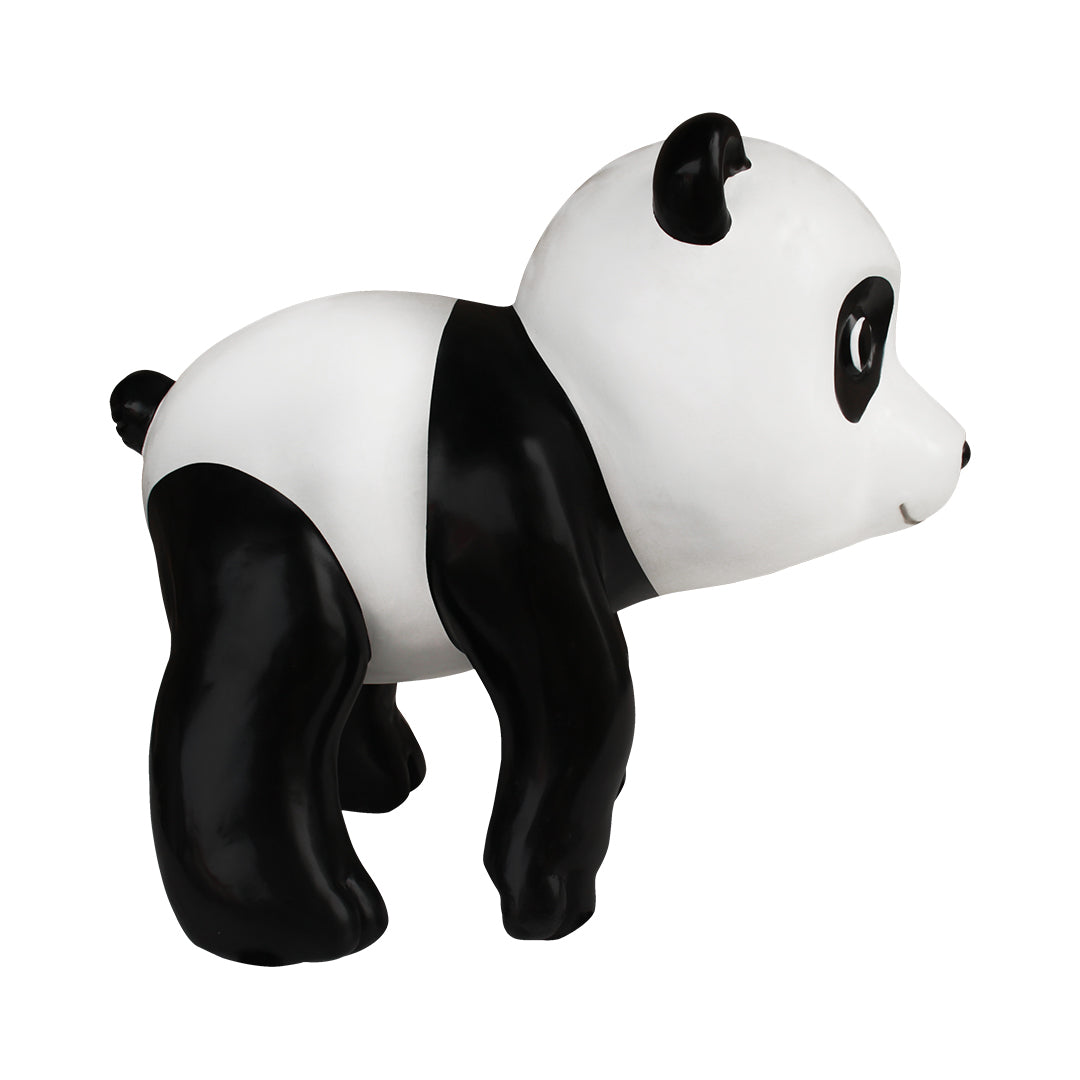 Panda Bear Cub Crawling Life Size Statue