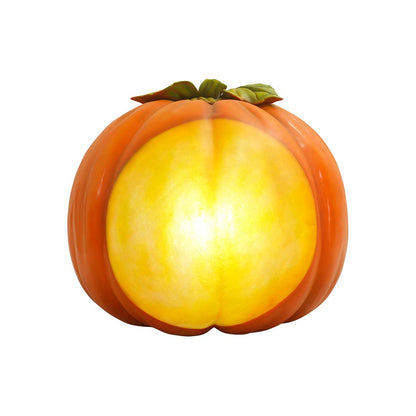Pumpkin With Light Over Sized Statue