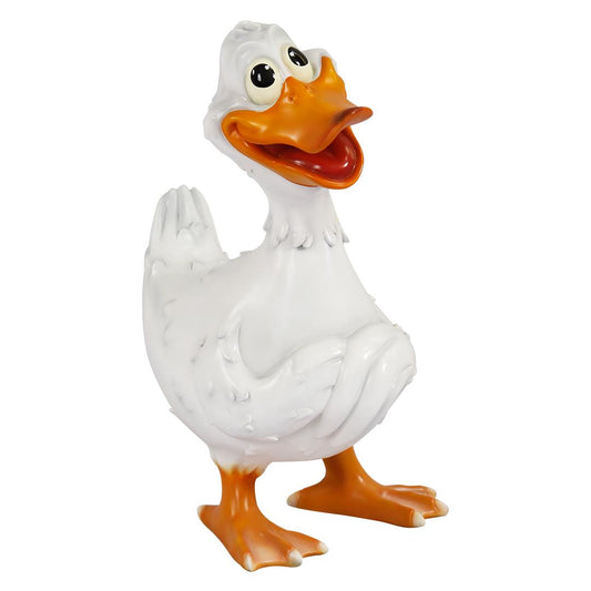 Comic Duck Standing Over Sized Statue