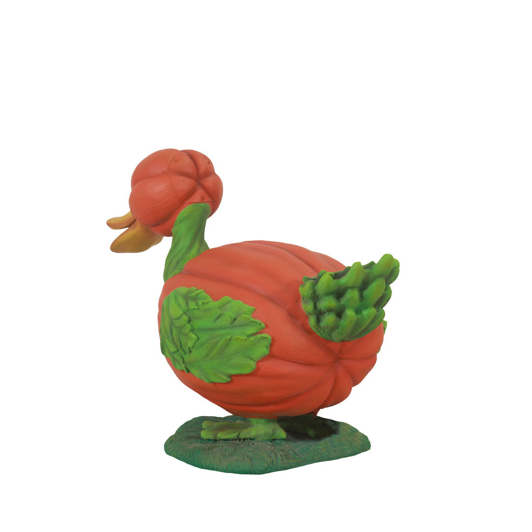 Pumpkin Duck Light Over Sized Statue