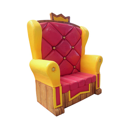 Comic Princess Throne Chair Life Size Statue