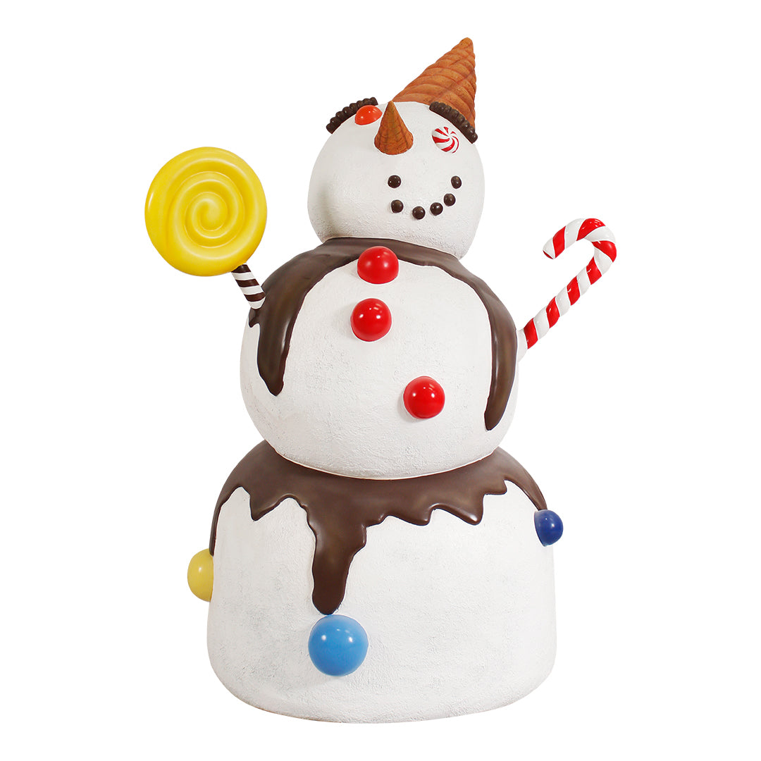 Snowman Candy Over Sized Statue