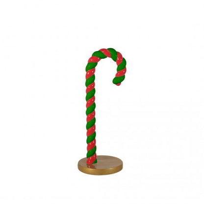 Candy Cane Twist On Base Over Sized Statue