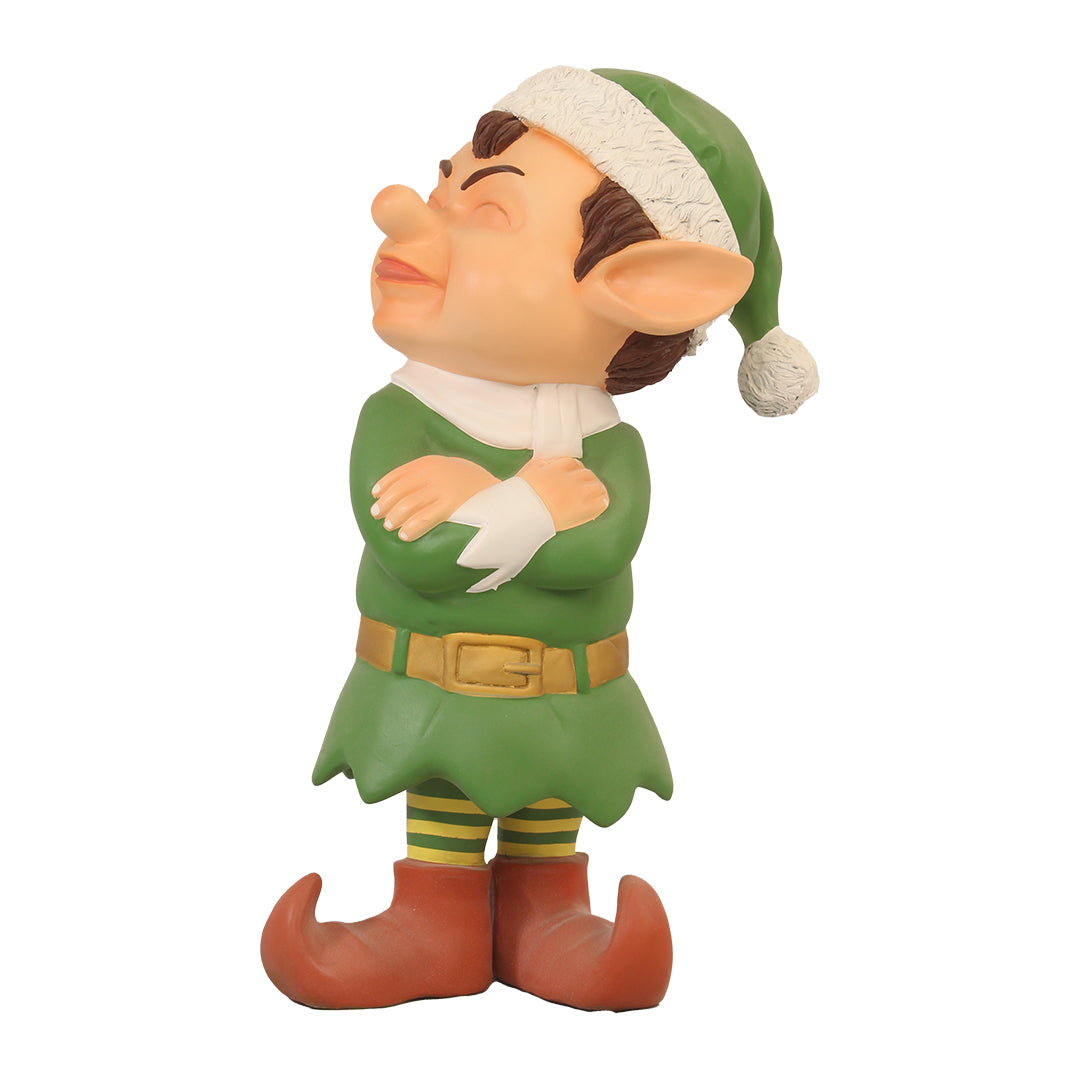 Elf Grumpy Life Size Statue