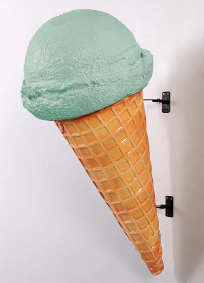 Wall Decor One Scoop Ice Cream Over Sized Statue