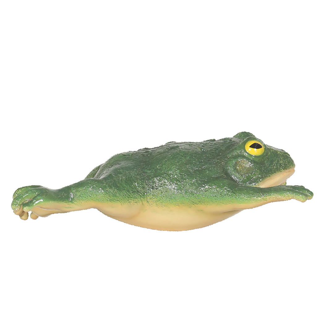 Frog Laying Life Size Statue