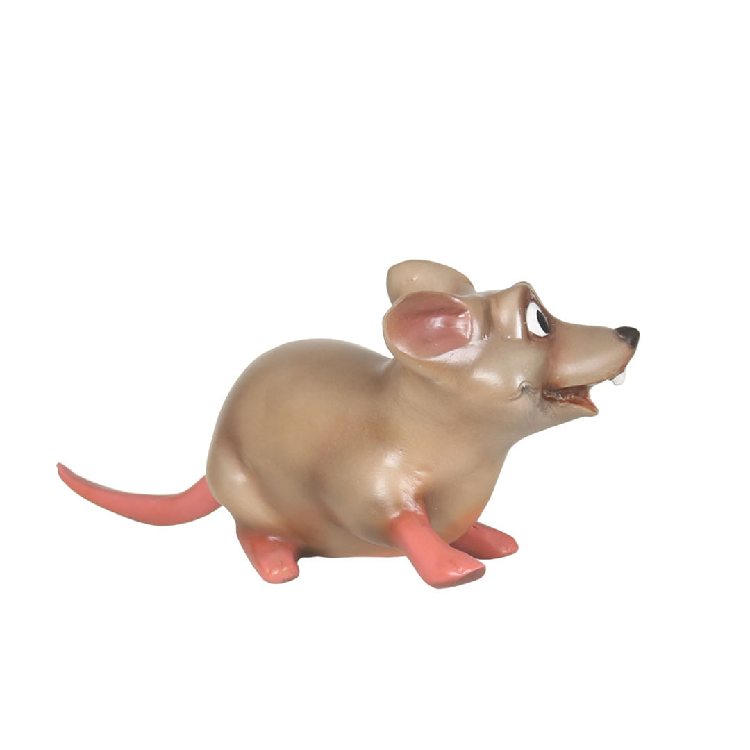 Brown Mouse Life Size Statue