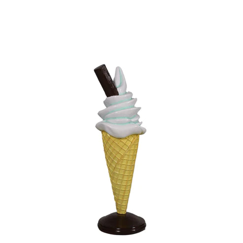 Soft Serve Ice Cream With Stick Over Sized Statue