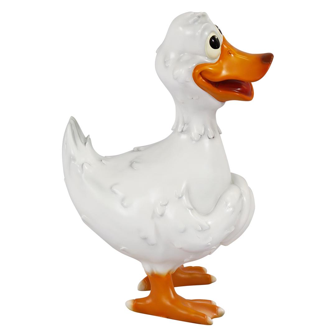 Comic Duck Standing Over Sized Statue