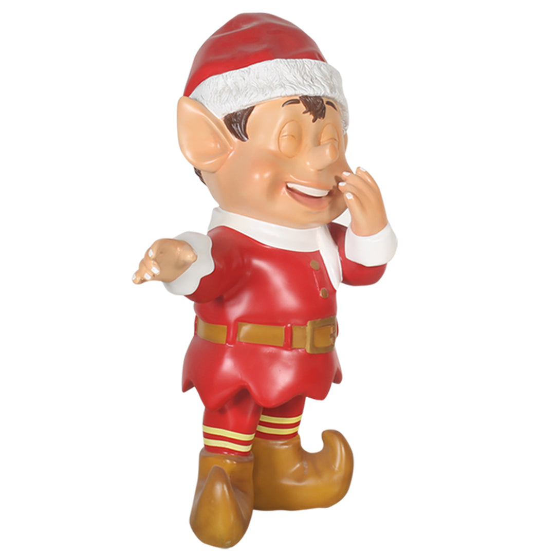 Elf Laughing Life Size Statue