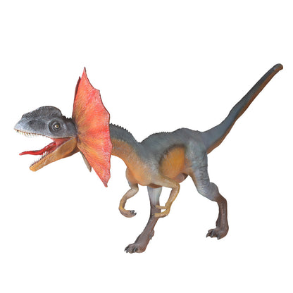 Dilophosaurus Walking Life Size Statue