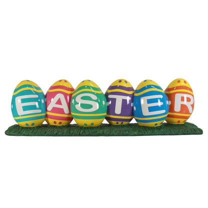 Easter Eggs Sign Over Sized Statue