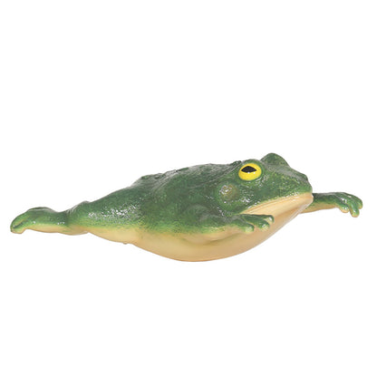 Frog Laying Life Size Statue