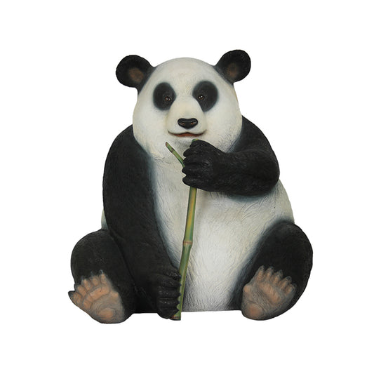 Panda Bear Sitting Life Size Statue