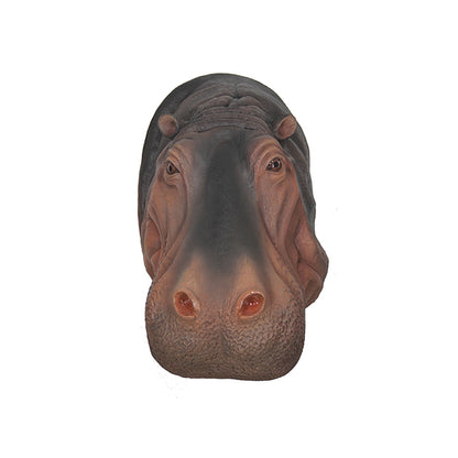 Wall Decor Hippo Head Life Size Statue
