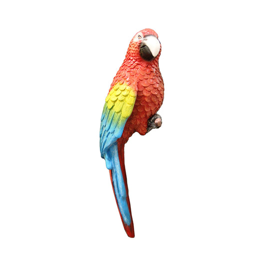 Wall Decor Parrot Life Size Statue