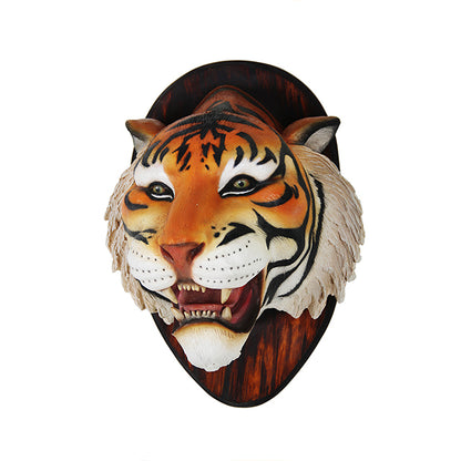 Wall Decor Bengal Tiger Head Life Size Statue