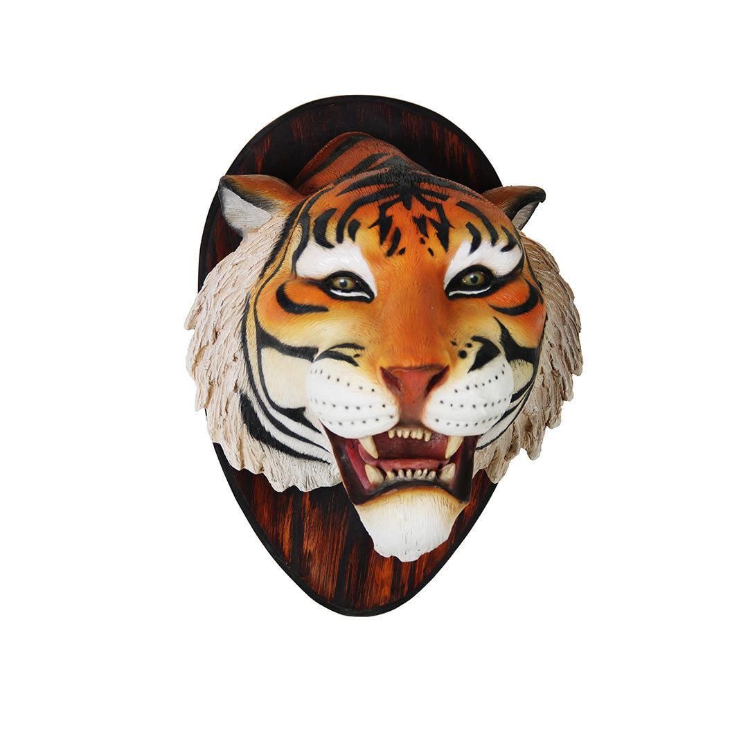 Wall Decor Bengal Tiger Head Life Size Statue