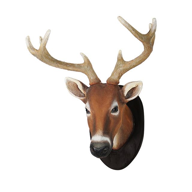 Wall Decor Young Deer Head Life Size Statue