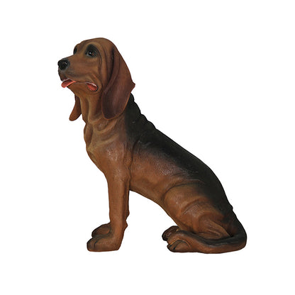 Dog Blood Hound Life Size Statue