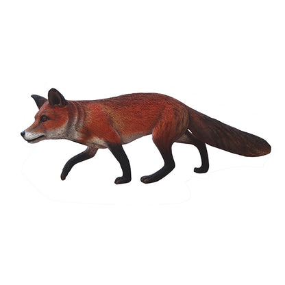 Red Fox Stalking Life Size Statue