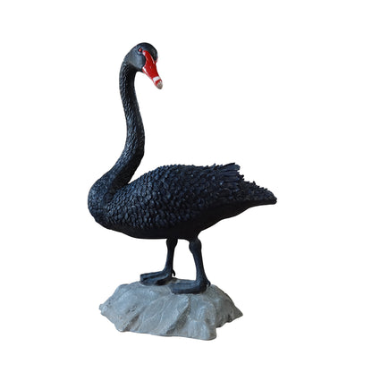 Black Swan Standing Life Size Statue