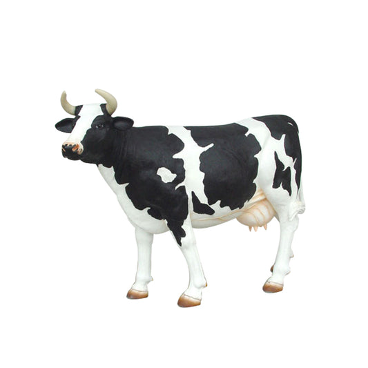 Cow Standing Life Size Statue