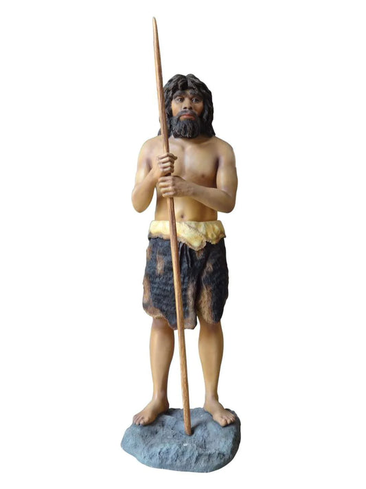 Young Cave Man Life Size Statue - LM Treasures 