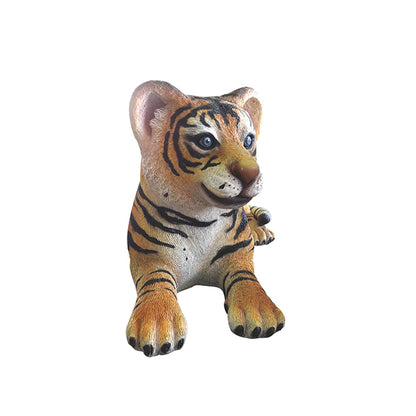 Tiger Cub Life Size Statue