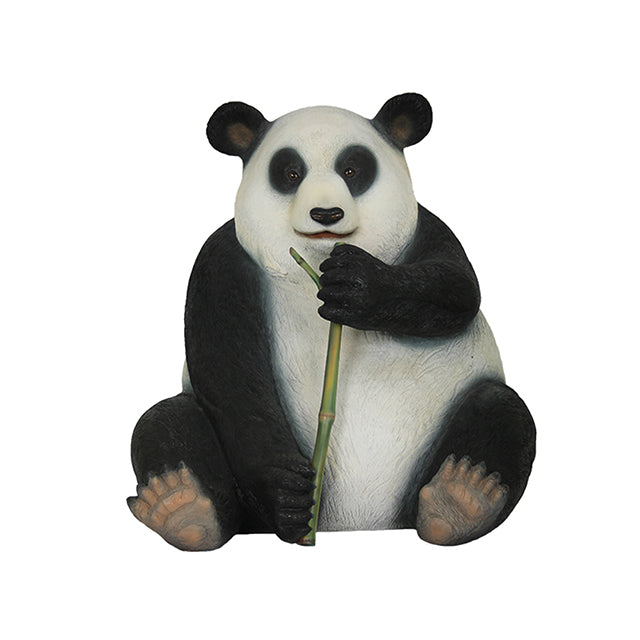 Panda Bear Bench Life Size Statue