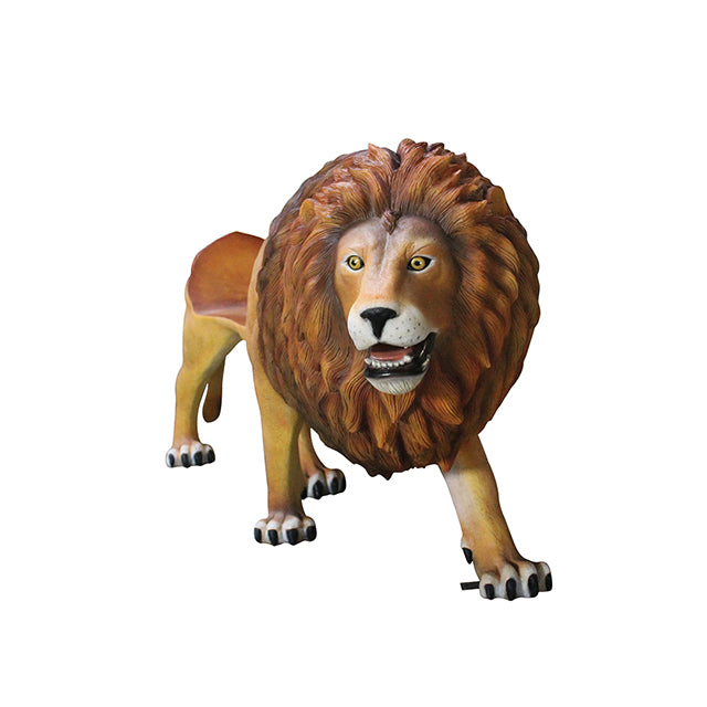 Lion Bench Life Size Statue