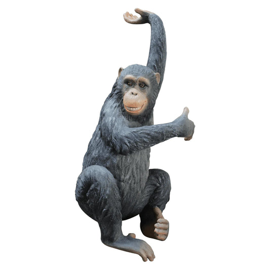 Hanging Monkey Chimpanzee Bing Life Size Statue