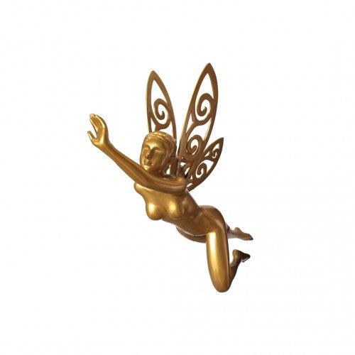 Hanging Golden Fairy Life Size Statue