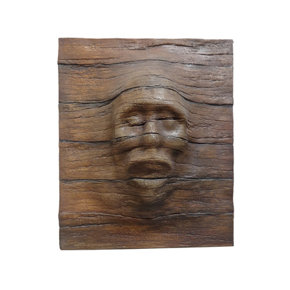 Wall Decor Wooden Eerie Face - LM Treasures 