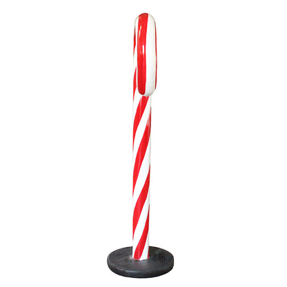 Traditional Candy Cane Over Sized Statue