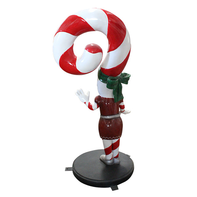 Candy Cane Wife Life Size Statue