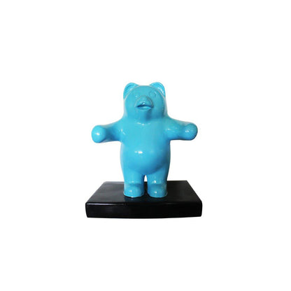 Small Gummy Bear On Base Over Sized Statue