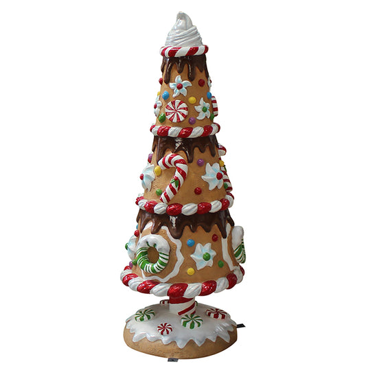 Gingerbread Tree Over Sized Statue