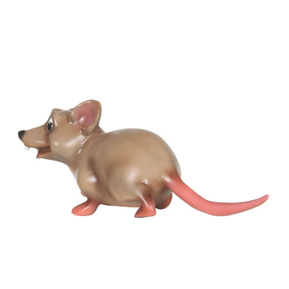 Brown Mouse Life Size Statue