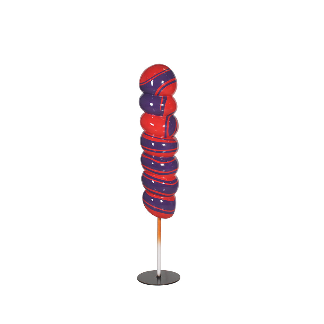 Candy Swirl Twist Pop Lollipop Over Sized Statue