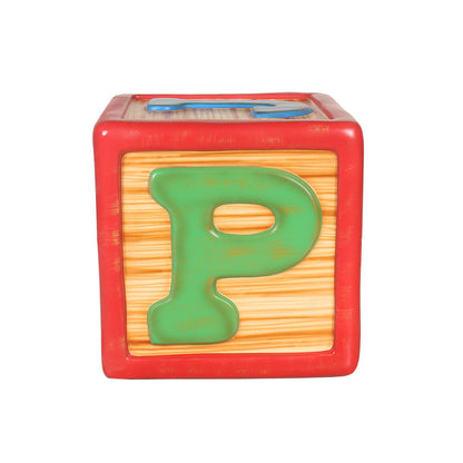 Letter Block Sides A,F,J,P,U,Z Over Sized Statue